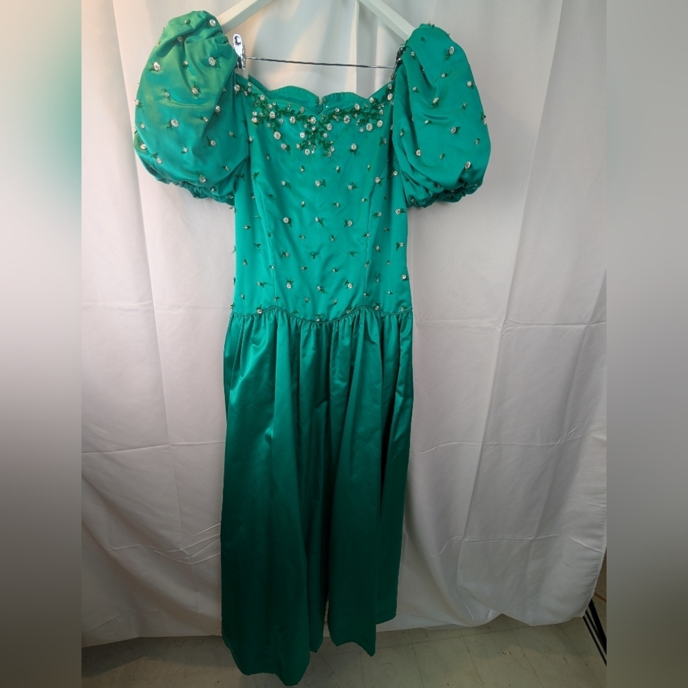 Maggy Reeves couture vintage gown size M(estimated) in EUC